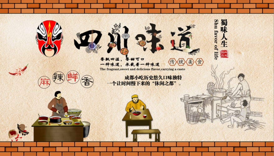 面馆墙纸 定制刀削面店装修背景墙壁画牛肉面饸饹面 重庆小面壁纸