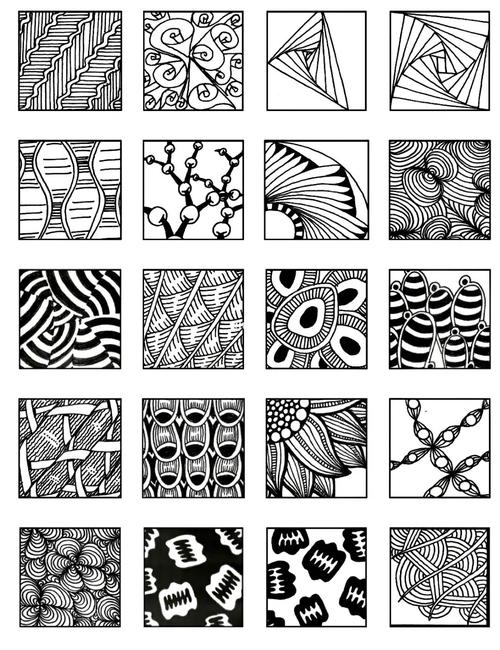 平面构成万能黑白点线面搭配分享_设计_考研_装饰画_搭配分享_福州