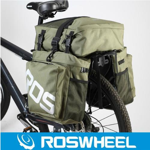 14892 roswheel乐炫骑行装备 三合自行车驮包后货架包不带防雨罩
