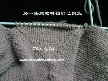 手把手教你织毛裤~非常详细的教程!