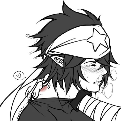 掩映在黑发里的那一线雪白,刺溜 发情期的omega腺体那块应该很敏感叭