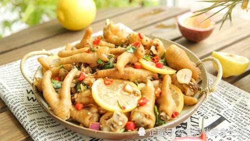 小时候的味道 网红柠檬泡椒凤爪 看着直流口水