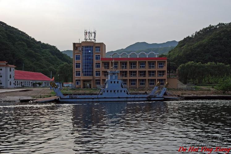 丹东宽甸河口鸭绿江中国岸边