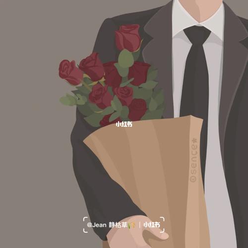 情侣捧花头像_捧花_头像_情侣头像_动漫_情侣头像_素材_头像