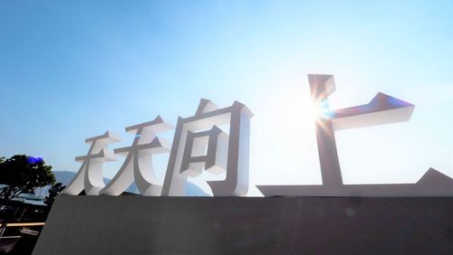 首次把本港着名艺术家荣念曾的作品「天天向上」艺术展带入社区 . .