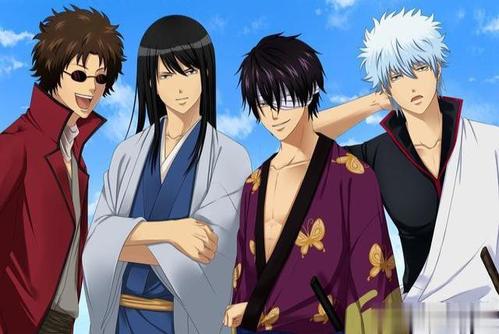 《银魂》中的攘夷四人组,看看的最喜欢哪一个!