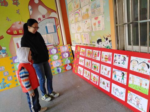 童趣童绘～通益优佳工建一幼幼儿画展活动