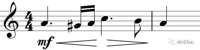 有啊: crescendo(简作 cresc.):渐强 decrescendo(简作 decresc.