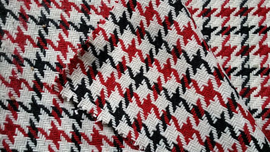 粗纺毛呢千鸟格系列-六线千鸟格-现货-家厂直供