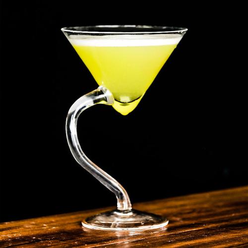 玻璃鸡尾酒杯 玛格丽特脚鸡尾酒杯子 批发玻璃酒水三角杯香槟杯