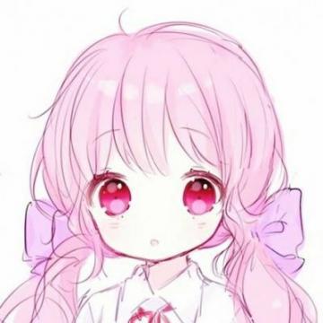 可爱女生头像动漫唯美高清图片2020 万般努力只为出人头地