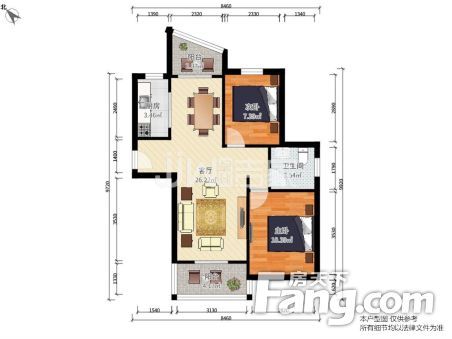 恋湖家园 精装修 拎包入住通透两房家具家电全送随时看房