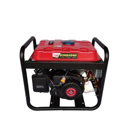 超静音24v直流自启自熄汽油柴油货车发电机24伏货车空调发电机24v