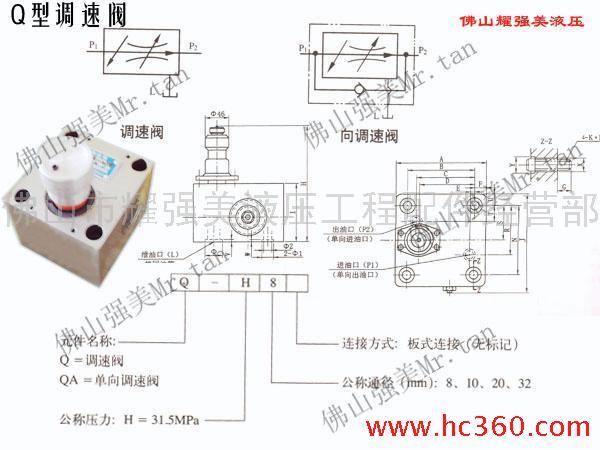 供应qa-h10单向调速阀