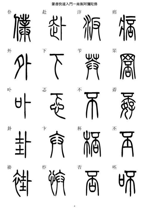 初学者怎么写好篆书从个体字练习学会写篆书很简单收藏学习