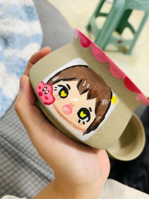 画画小白的自娱自乐,多肉小花盆_多肉植物_花盆_绘画_兴趣爱好_绘画