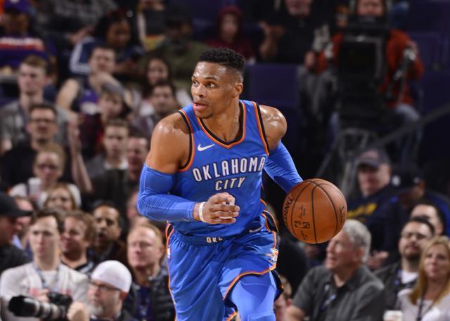 威少狂砍43分14篮板8助攻带领雷霆124116击败太阳取得三连胜