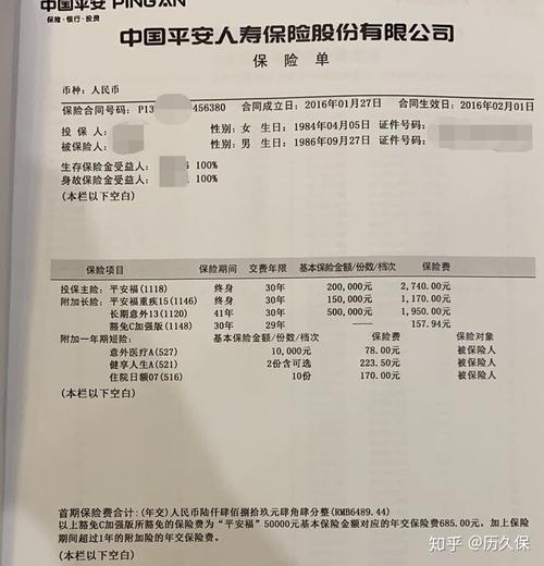 一张看似保障其全的平安福保单这些坑你真看不出来