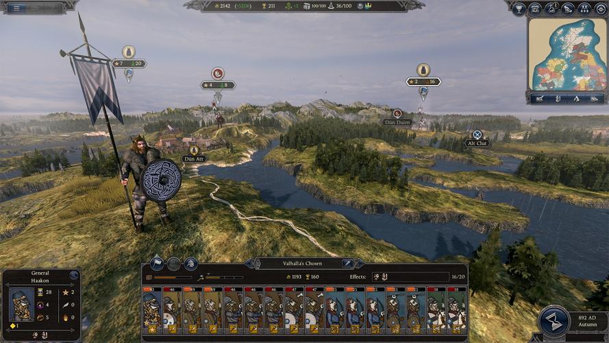 researching tech trees is very different in total war saga, at