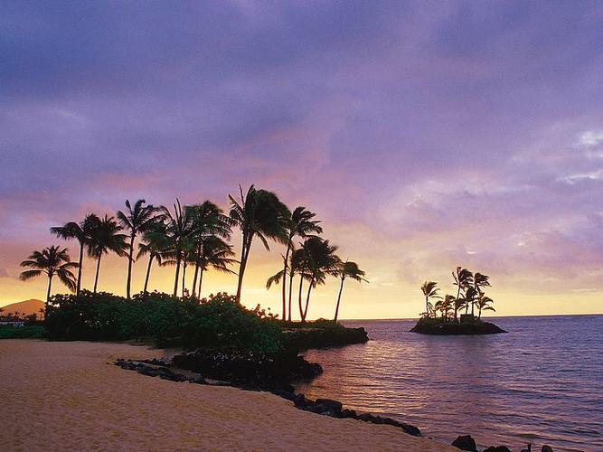 大尺寸自然风景桌布精选 第四辑:waialae beach park oahu hawaii