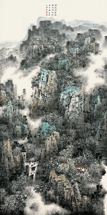 清逸之气象 流动之神彩——画家姜东山水画作品解析