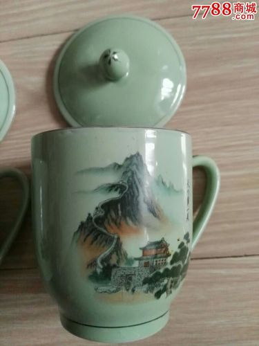 宣化三瓷《天下第一关》茶杯3个同售