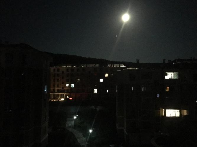 夜深了,看看天