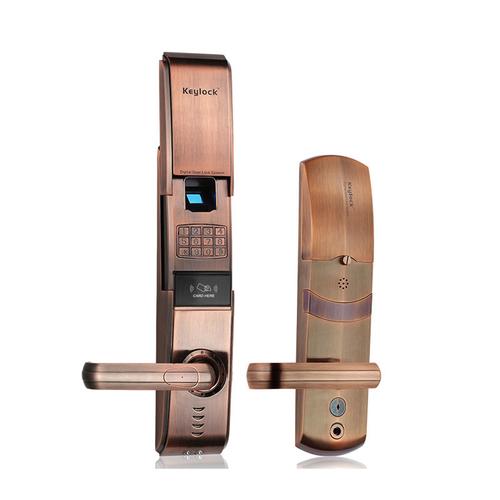 keylock第吉尔 指纹锁 家用防盗门锁 智能密码锁 电子