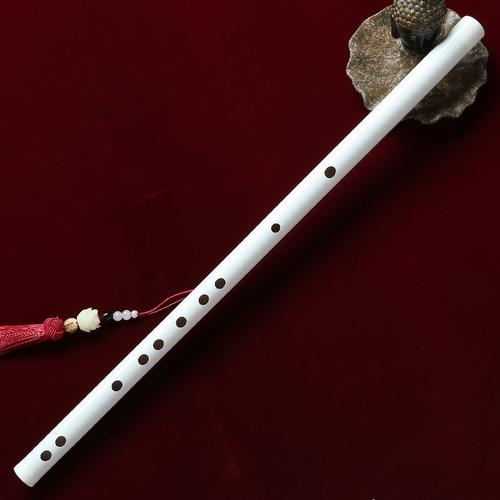 笛子玉笛古风白玉学生汉服白色初学者笛子