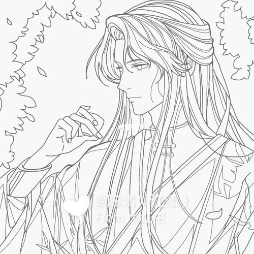 手绘线稿_手绘_线稿_上色_手绘线稿_文化_绘画