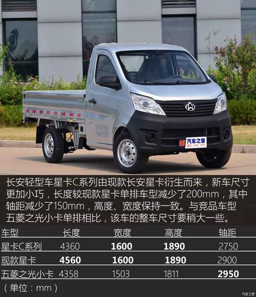 长安轻型车 长安星卡c系 2019款 1.2l单排货车标准型jl473q