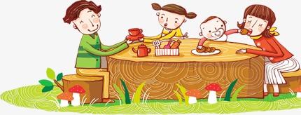 野餐必备食物简笔画