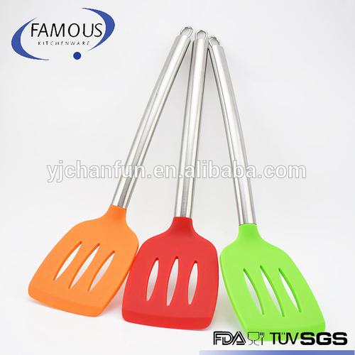 slotted turner with strong  silicone covering head & stay-cool