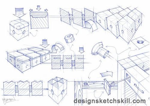 【新提醒】我收集的一些家具设计手绘图 - 产品设计手绘 - 中国设计