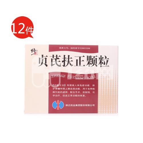 修正 贞芪扶正颗粒(有糖型) 15g*10袋*12件