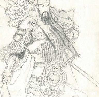关羽怎么画儿童简笔画