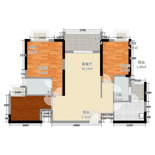 湖北 黄石 大冶碧桂园 户型图