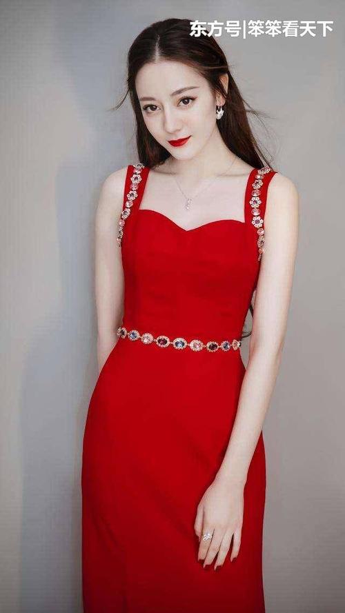最美穿红裙女星:杨幂垫底,赵丽颖第2,网友:第一怎么是