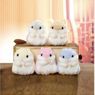 卡通毛绒玩具仓鼠公仔 diy汽车钥匙扣链包包挂件 小仓鼠娃娃