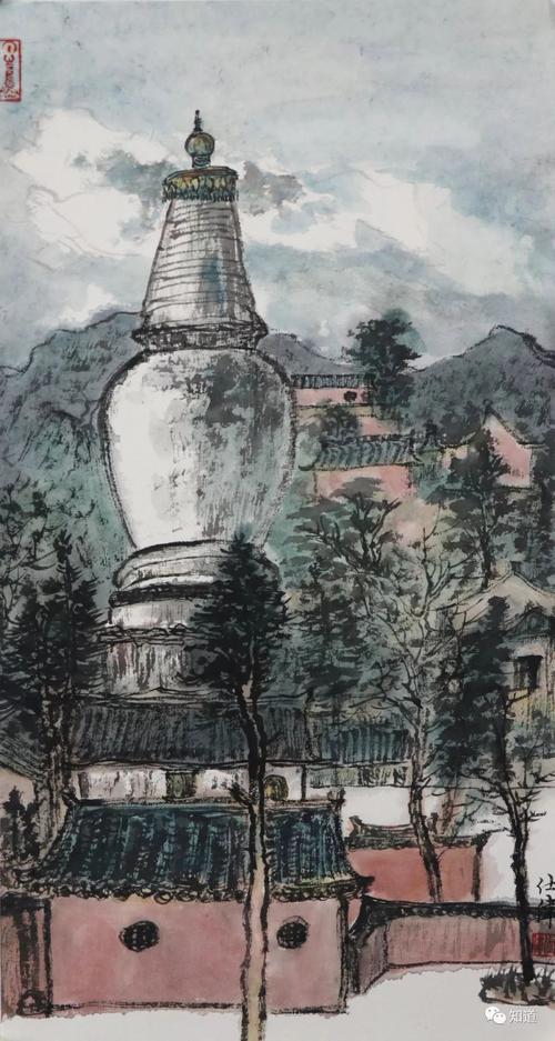 knowart刘仕伟五台山纪游写生系列之四