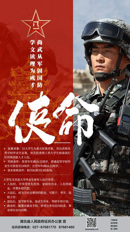 超燃征兵海报来袭真的不点进来吗