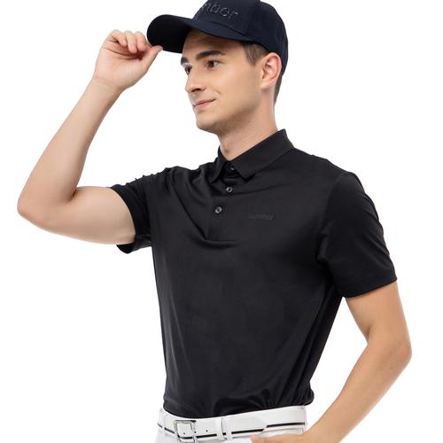number高尔夫短袖男士服装春夏季纯色户外golf运动高尔夫服装