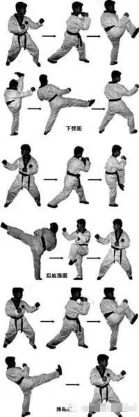 跆拳道技巧图解