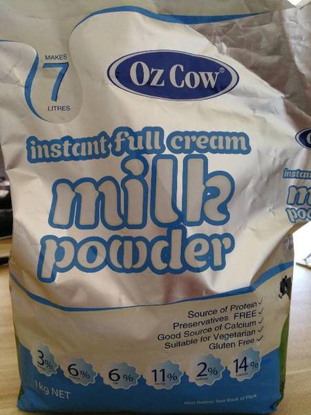 oz cow 金可澳速溶全脂奶粉的热量和减肥功效