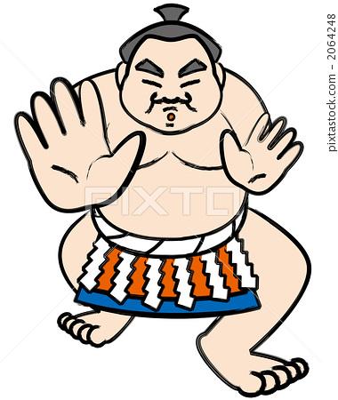 雄性 男人们 相扑选手