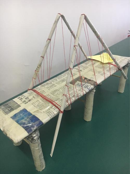 高二年级校内通用技术桥梁模型设计比赛