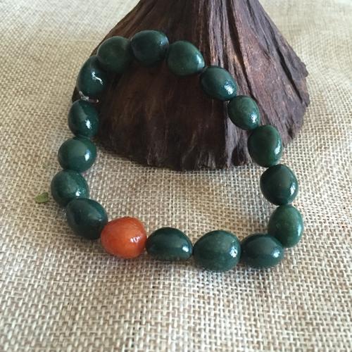 阿拉善 碧玉 手串