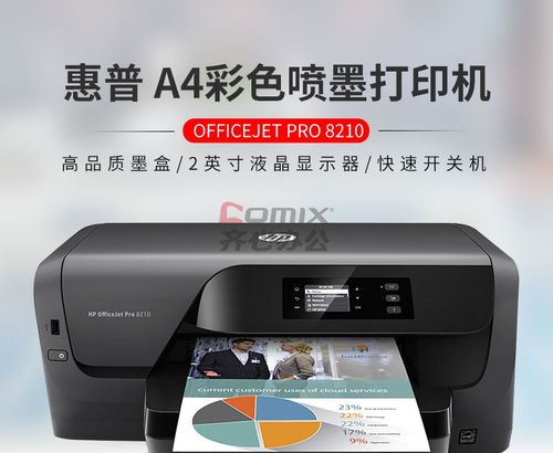 惠普officejet pro 8210 喷墨打印机 黑色(单位:台)