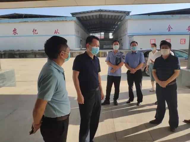 定远县长潘金钟调研检查国庆节前安全生产和疫情防控工作