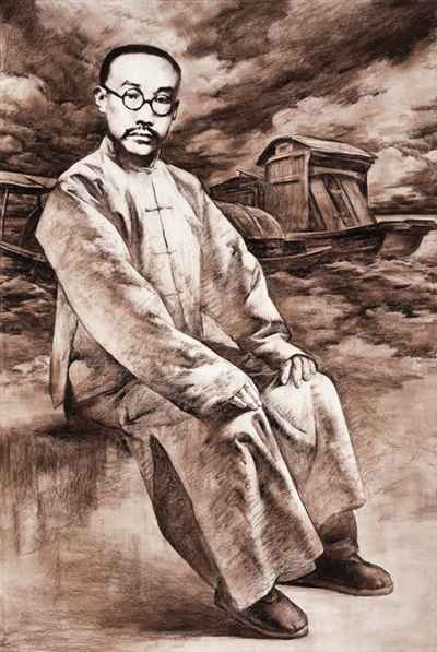 纪念中国共产党建党90周年英烈肖像素描